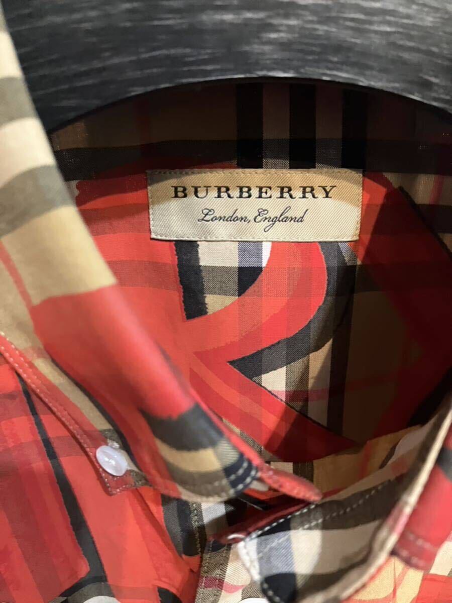 BURBERRY グラフィティチェックシャツ　バーバリーノバチェック _画像3