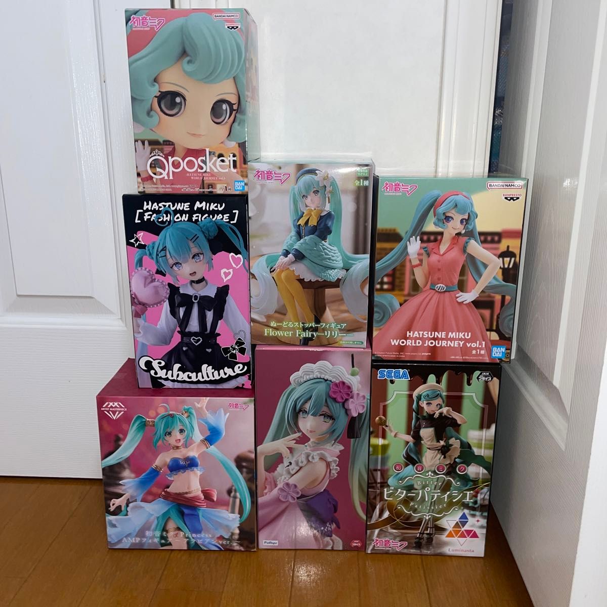 ⑬ 初音ミク プライズフィギュアまとめ売り 7個セット 新品未開封品