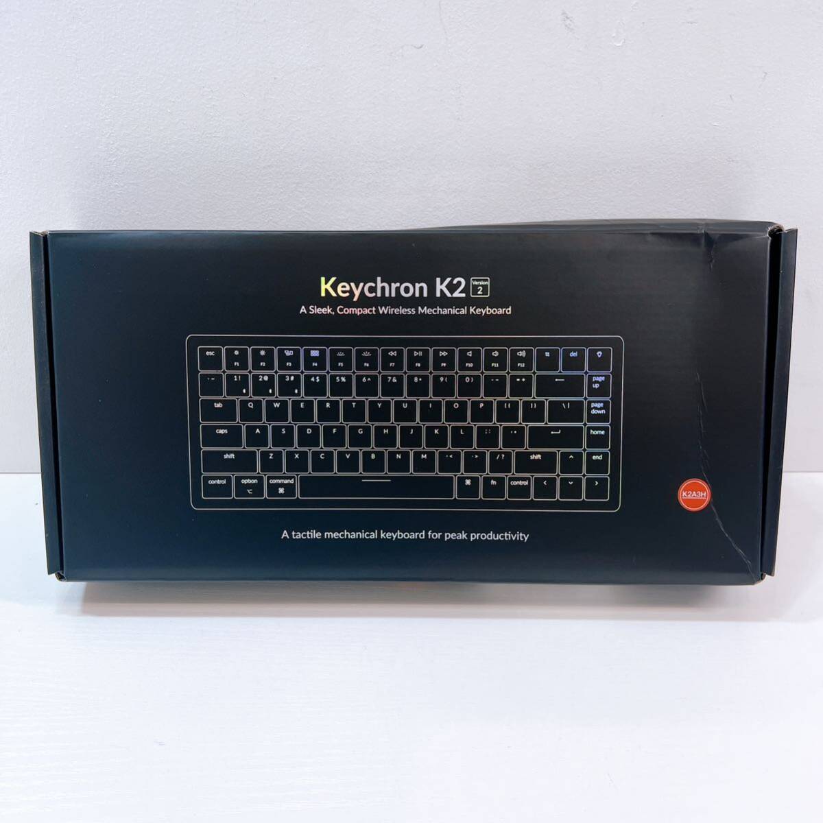 328☆中古☆ Keychron K2 Wireless Mechanical Keyboard ワイヤレス メカニカルキーボード K2A3H ゲーミングキーボード 現状品_画像9