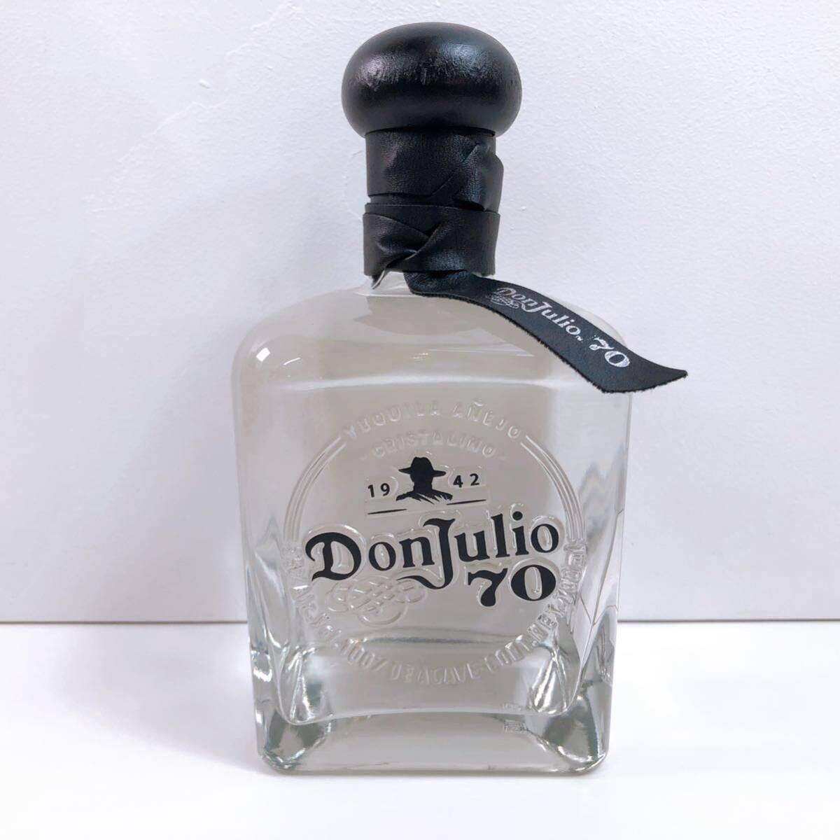 107【未開栓】CRISTALINO DonJulio Anejp クリスタリーノ ドンフリオ 70周年記念ボトル 700ml 35% テキーラ 古酒 現状品_画像1