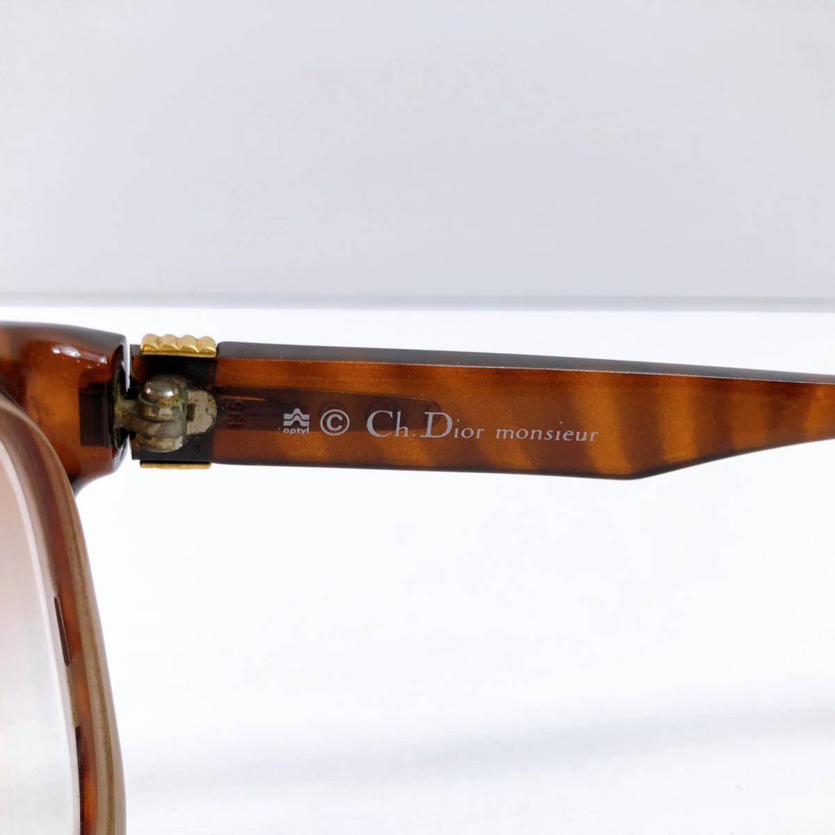 119[ б/у ]Christian Dior Christian Dior 2317A 11 раз ввод очки очки очки рама солнцезащитные очки панцирь черепахи Brown CD текущее состояние товар 