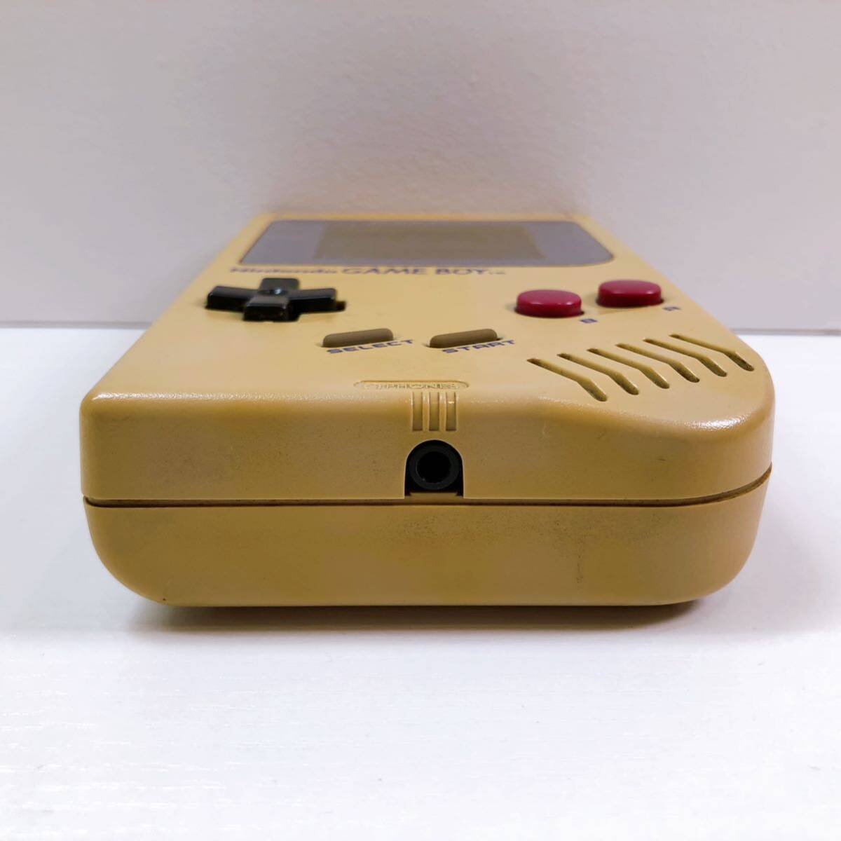 156【中古】Nintendo GAMEBOY 本体 DMG-01 ニンテンドー ゲームボーイ 初代 任天堂 通電確認済み/ ちびまるこ ゲームソフトセット 現状品_画像6