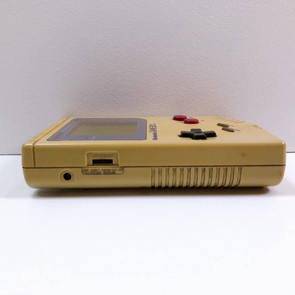 156【中古】Nintendo GAMEBOY 本体 DMG-01 ニンテンドー ゲームボーイ 初代 任天堂 通電確認済み/ ちびまるこ ゲームソフトセット 現状品_画像7
