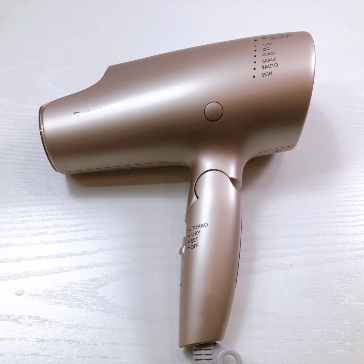 110【中古】Panasonic ヘアドライヤー ナノケア EH-NA0G パナソニック ドライヤー モイストピンク 説明書 箱付き 動作確認済み 現状品_画像2