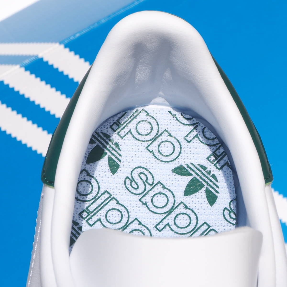 デッド!! 希少!! 新品 US 8 / 26cm 日本企画 21年製 adidas カントリー COUNTRY OG 白ｘ緑 レザー 天然皮革 _画像8