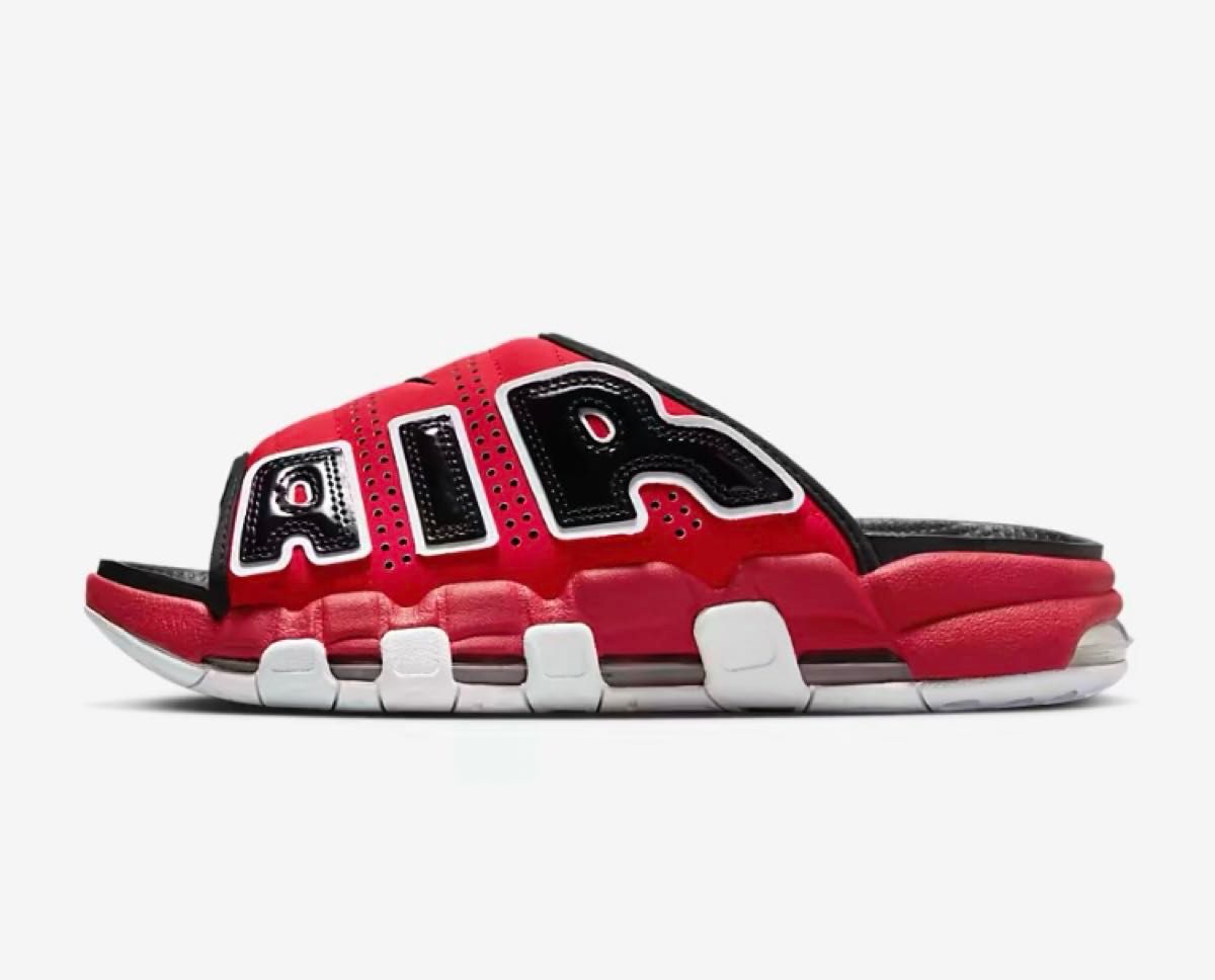 Nike Air More Uptempo Slide ナイキ エアモアアップテンポ スライド "ユニバーシティレッド/ブラック"