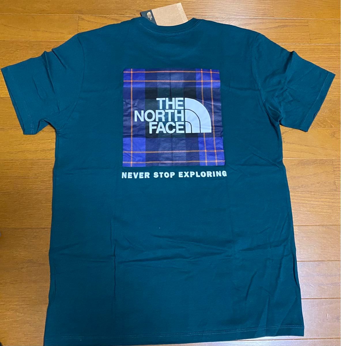 本場アメリカにて購入 ノースフェイス半袖Tシャツ アメリカ限定　THE NORTH FACE ボックスロゴ