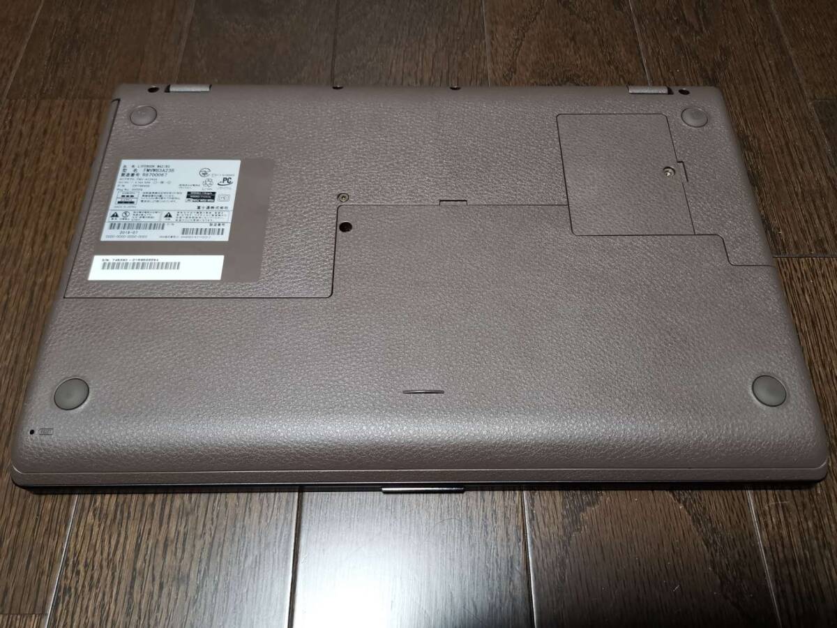 未使用に近い FUJITSU LIFEBOOK WA/8GB/SSD256GB&HDD1TB/Windows11/Office2021 Pro/DVDマルチ/フルHD液晶/Webカメラ/HDMI/Type-C/AC/日本製の画像8