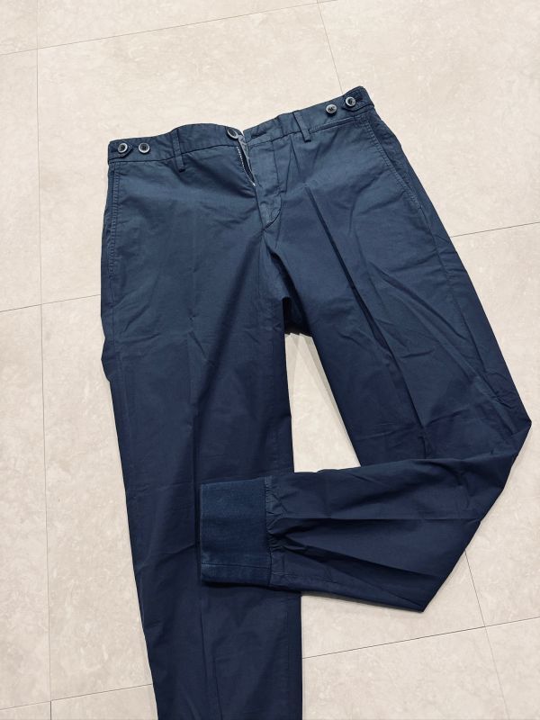 4448】新品4.2万【GTA IL PANTALONE / ジーティーアー 44 春夏モデル 名作GIORGIO / ジョルジオ 裾リブジョガーパンツ】ネイビーの画像5