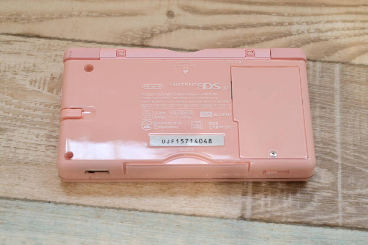 ☆現状販売☆ニンテンド- Nintendo 任天堂 DS Lite本体 USG-001/ノーブルピンクの画像7