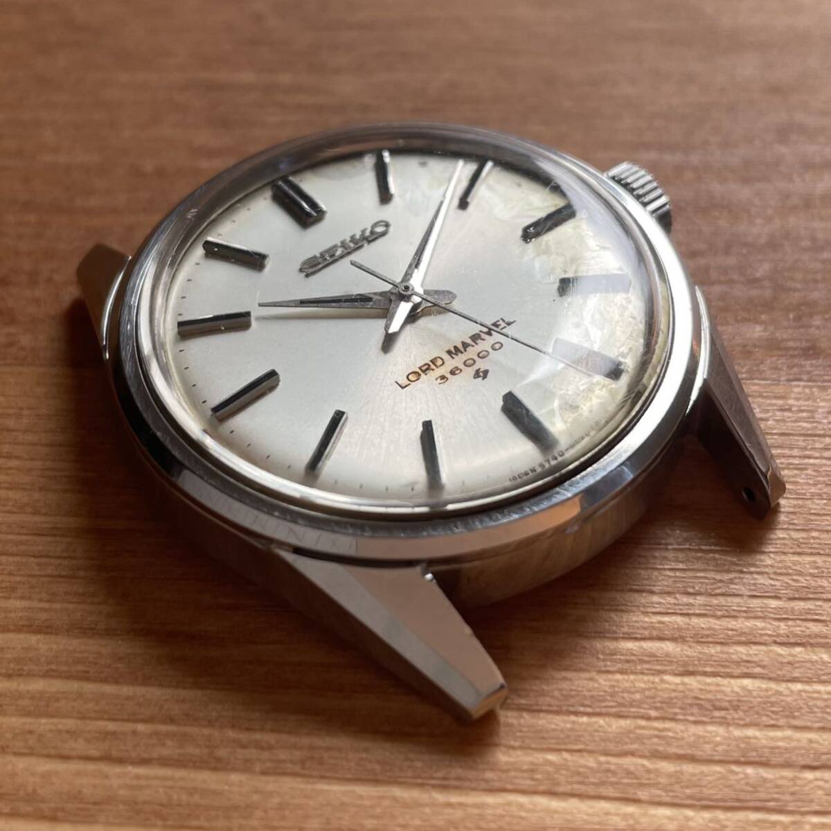 セイコー ロードマーベル 36000 バーインデックス 略字 サンレイ文字盤 稼働品 1967年10月 SEIKO LORD MARVEL 諏訪精工舎 5740-8000 5740Cの画像7