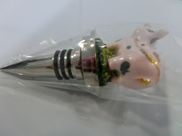 !! pig motif wine bottle stopper wine stopper bottle stopper cork beautiful goods [6C30⑥e]!!