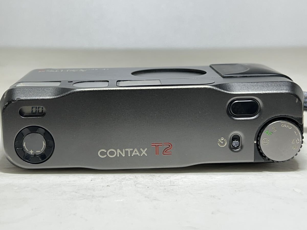 CONTAX コンタックス T2 チタンブラックCarl Zeiss Sonnar 38mm F2.8 T* コンパクト フィルムカメラ_画像8