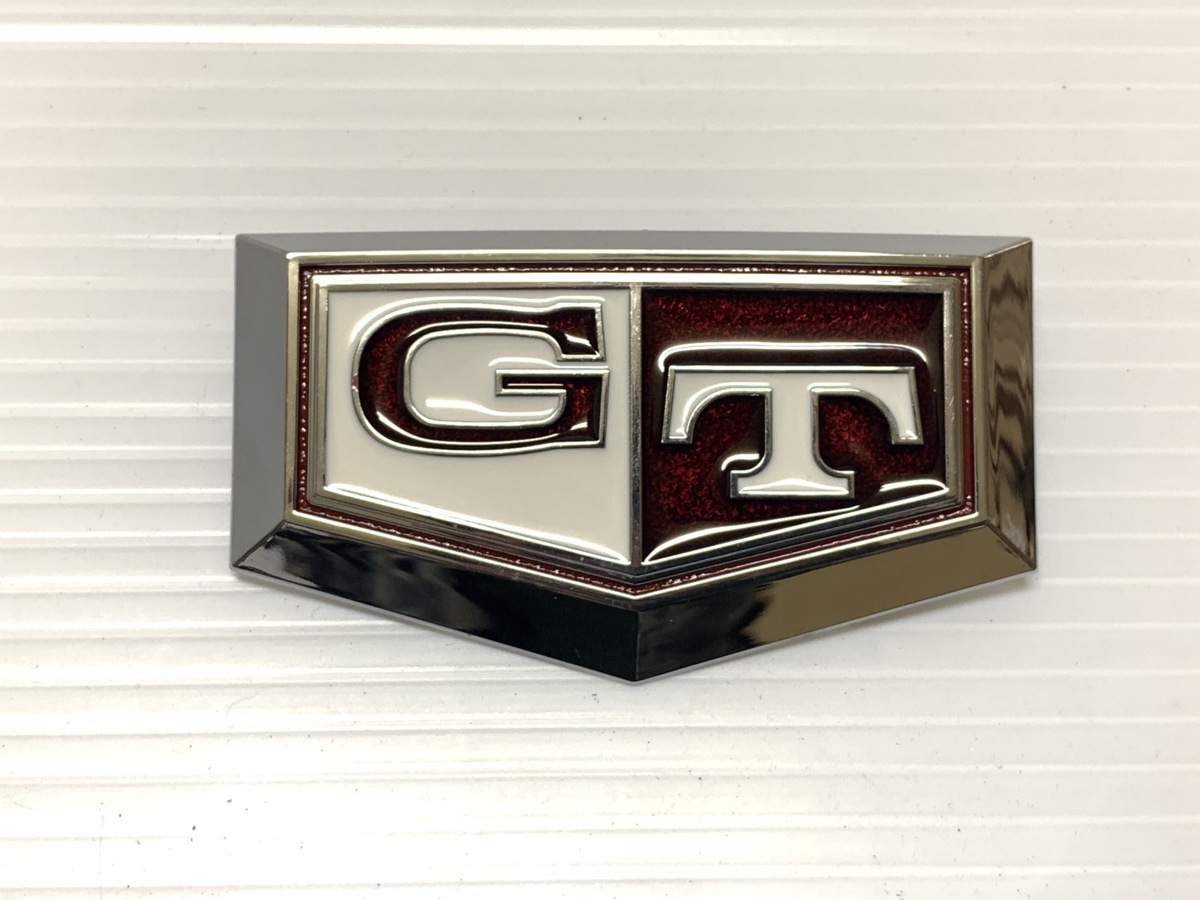 再入荷致しました！◆ ケンメリ リアフェンダー GT エンブレム GTR 赤 2個セット！◆ パーツアシスト製 GT-R KPGC110 skyline 旧車の画像3