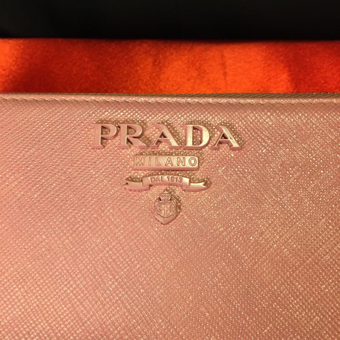 【美品】PRADA 財布　ラウンドファスナー　サフィアーノ_画像5