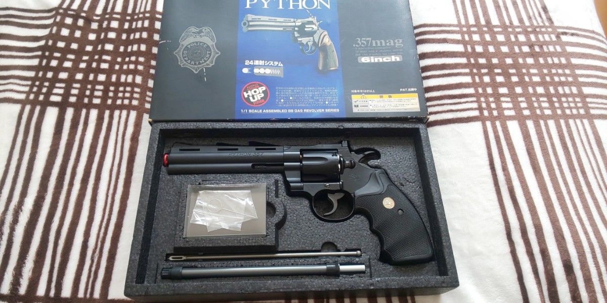 東京マルイ COLT PYTHON .357mag 6inch ガスリボルバー