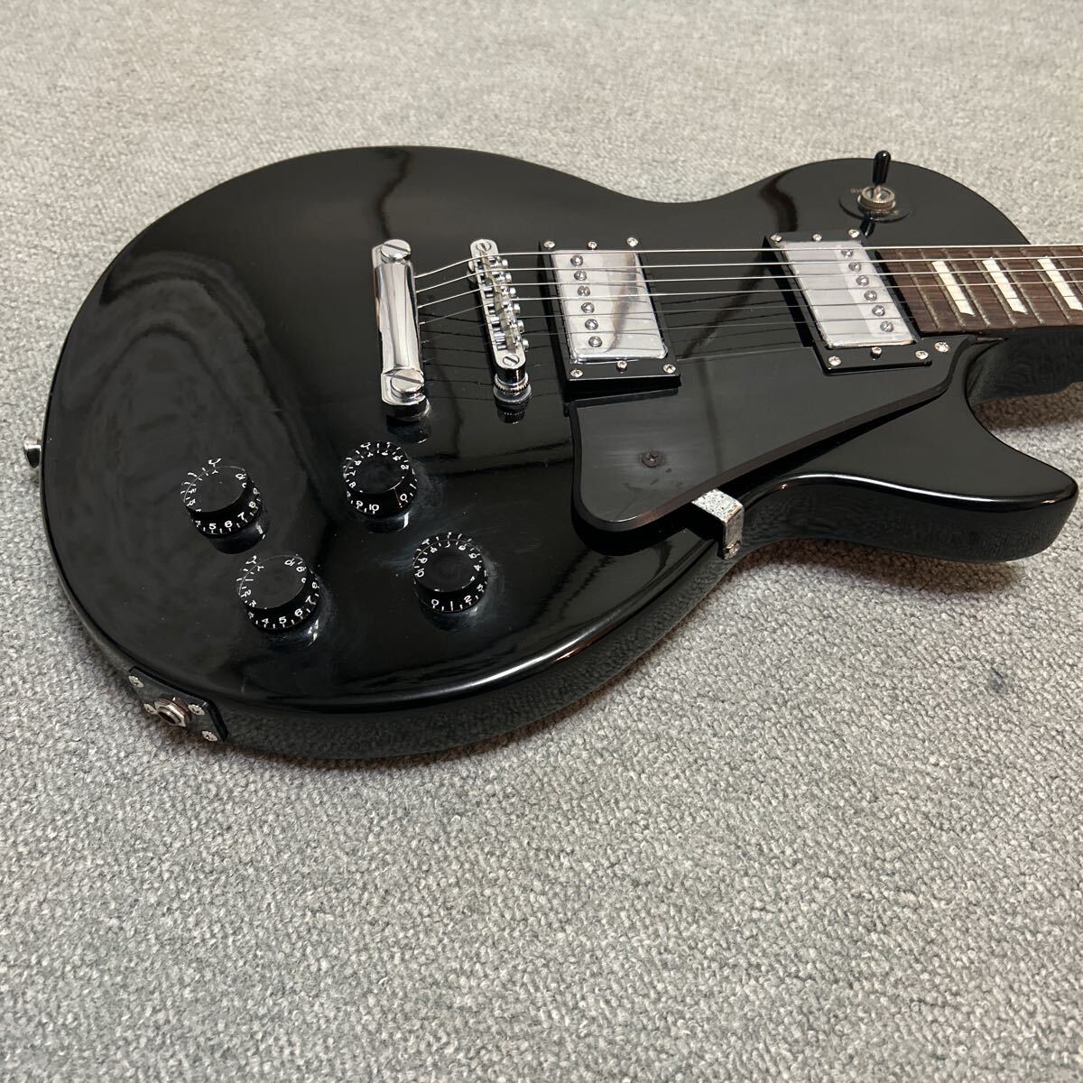 epiphone by Gibson Les Paul studio BLK エピフォン ギブソン レスポール スタジオ ジャンク扱い lespaul の画像8