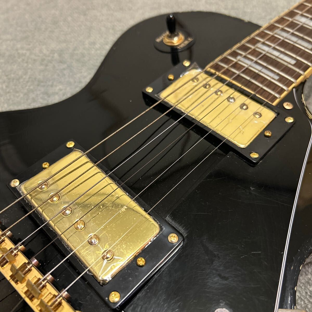 epiphone by Gibson Les Paul custom BLACK BEAUTY エピフォン　ギブソン　レスポール カスタム　ジャンク扱い lespaul -_画像4