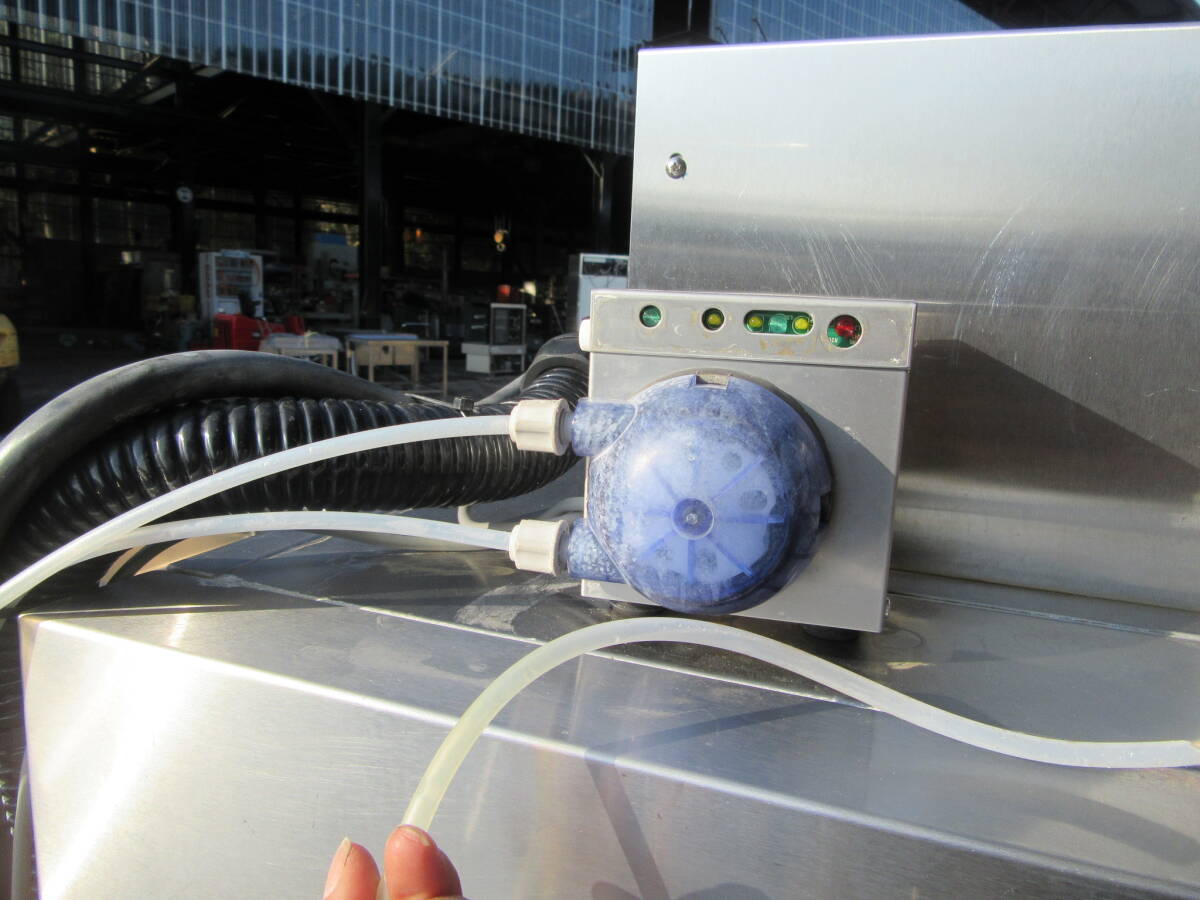 油谷 №5571 食器洗浄機 中西製作所 WGDH-X23HA-R コンベア式 食 油谷 №5571 食器洗浄機 中西製作所 WGDH-X23HA-R コンベア式 食
