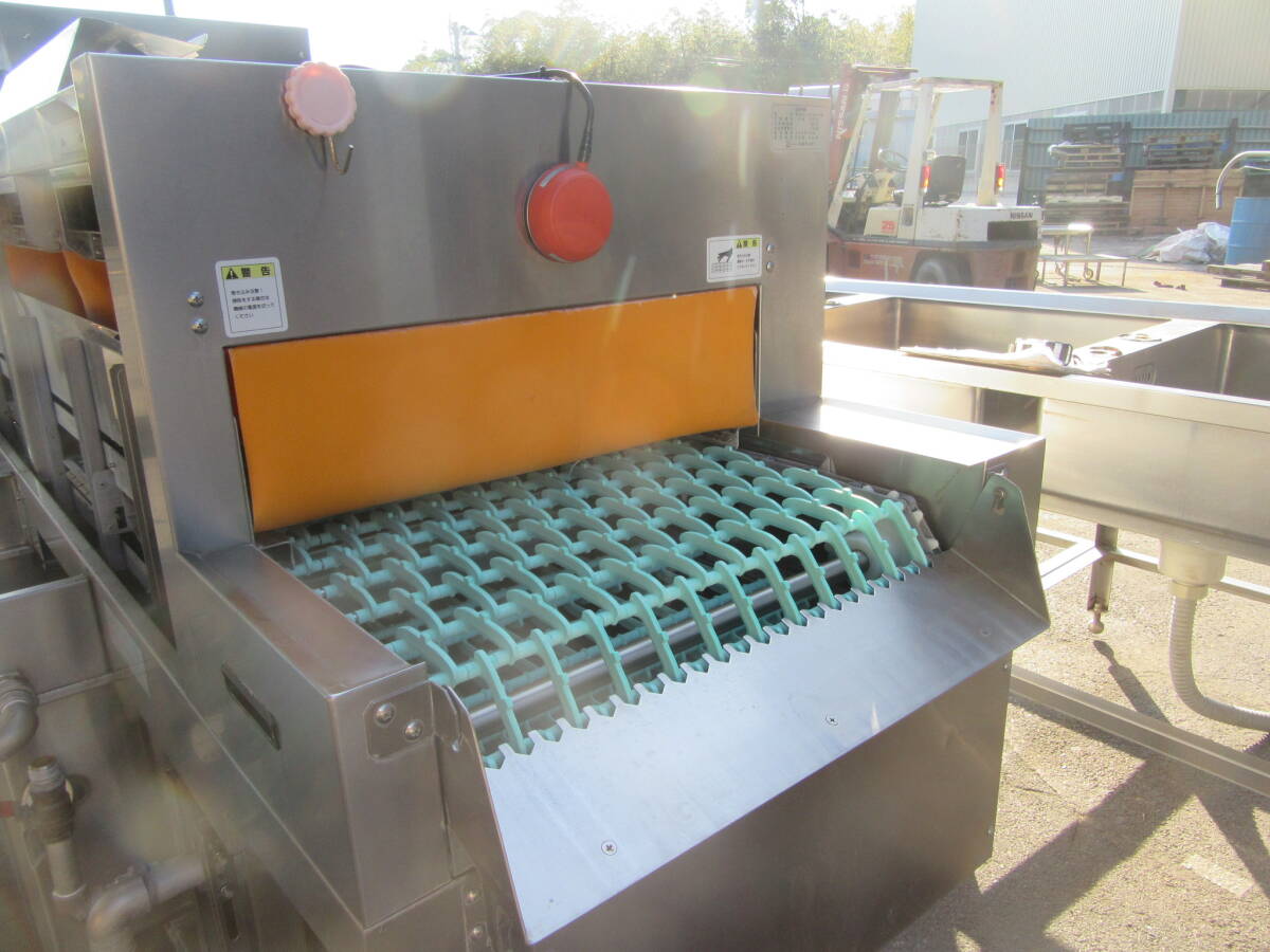 油谷 №5571 食器洗浄機 中西製作所 WGDH-X23HA-R コンベア式 食 油谷 №5571 食器洗浄機 中西製作所 WGDH-X23HA-R コンベア式 食