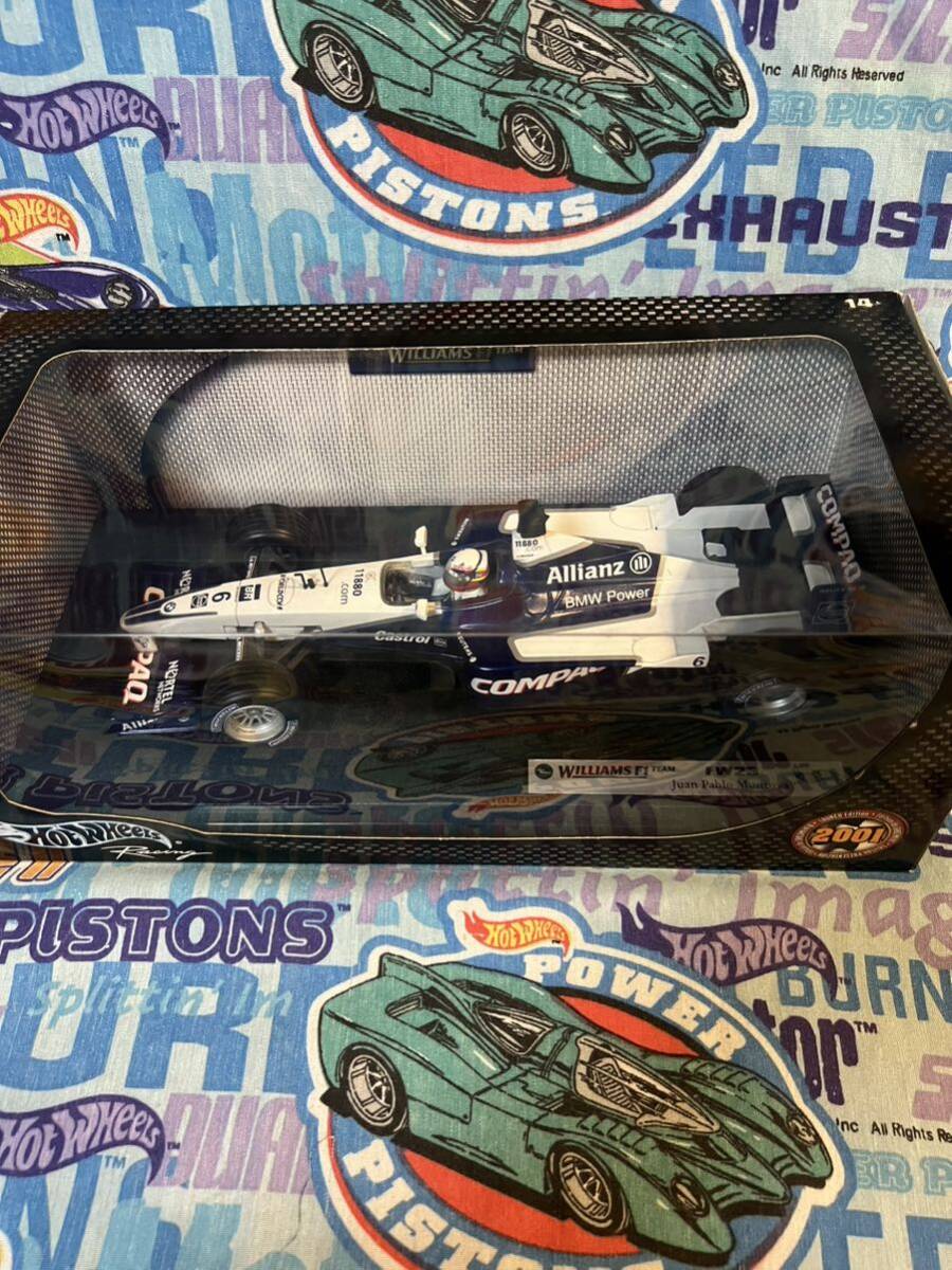 Hot Wheels Racing 1/18 Williams F1 BMW FW23 Juan Pablo Montoya ウィリアムズ モントーヤ ホットウィール レーシング 当時物 ミニカーの画像10