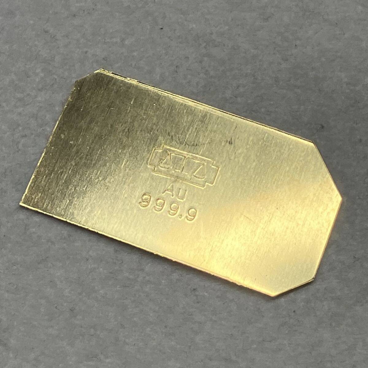 純金 約10.0g ゴールド GOLD999 K24 貴金属 地金 〔G4〕の画像2