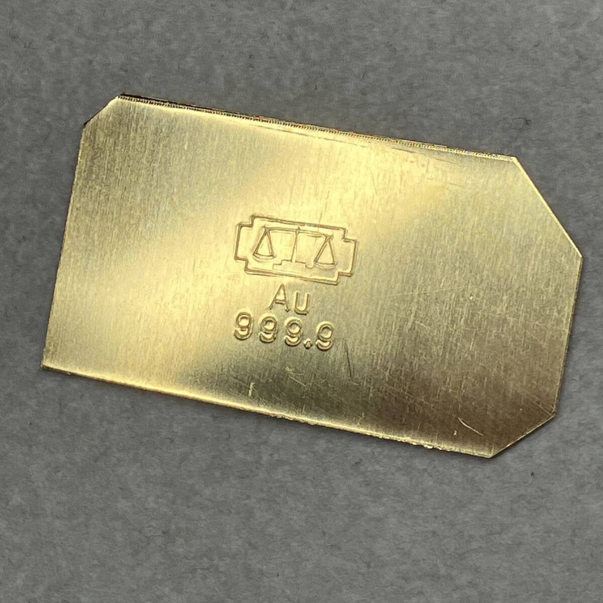 純金 約10.0g ゴールド GOLD999 K24 貴金属 地金 〔G4〕の画像4