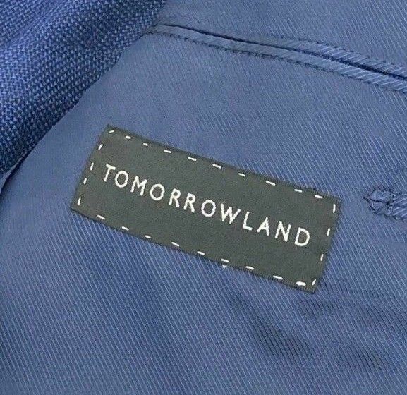 TOMORROWLAND 別注DELFINO ウール&モヘア生地 段返り3つボタン TOMORROWLAND 別注DELFINO ウール&モヘア生地 段返り3つボタン