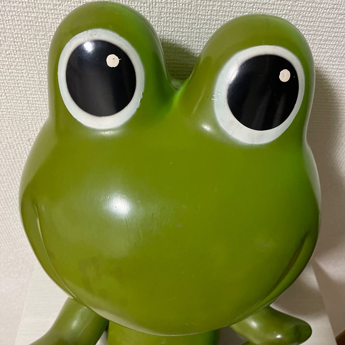コルゲンコーワ 昭和レトロ ケロちゃん フィギュア 蛙 カエル 企業物 当時物 ノベルティ ソフビ人形 の画像5