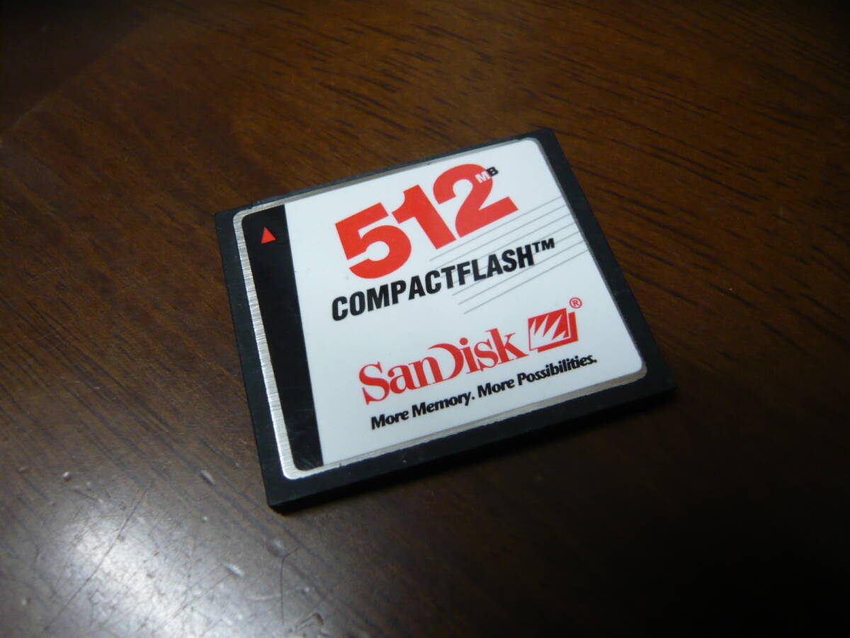 動作保証！SanDisk CFカード 512MB_画像1