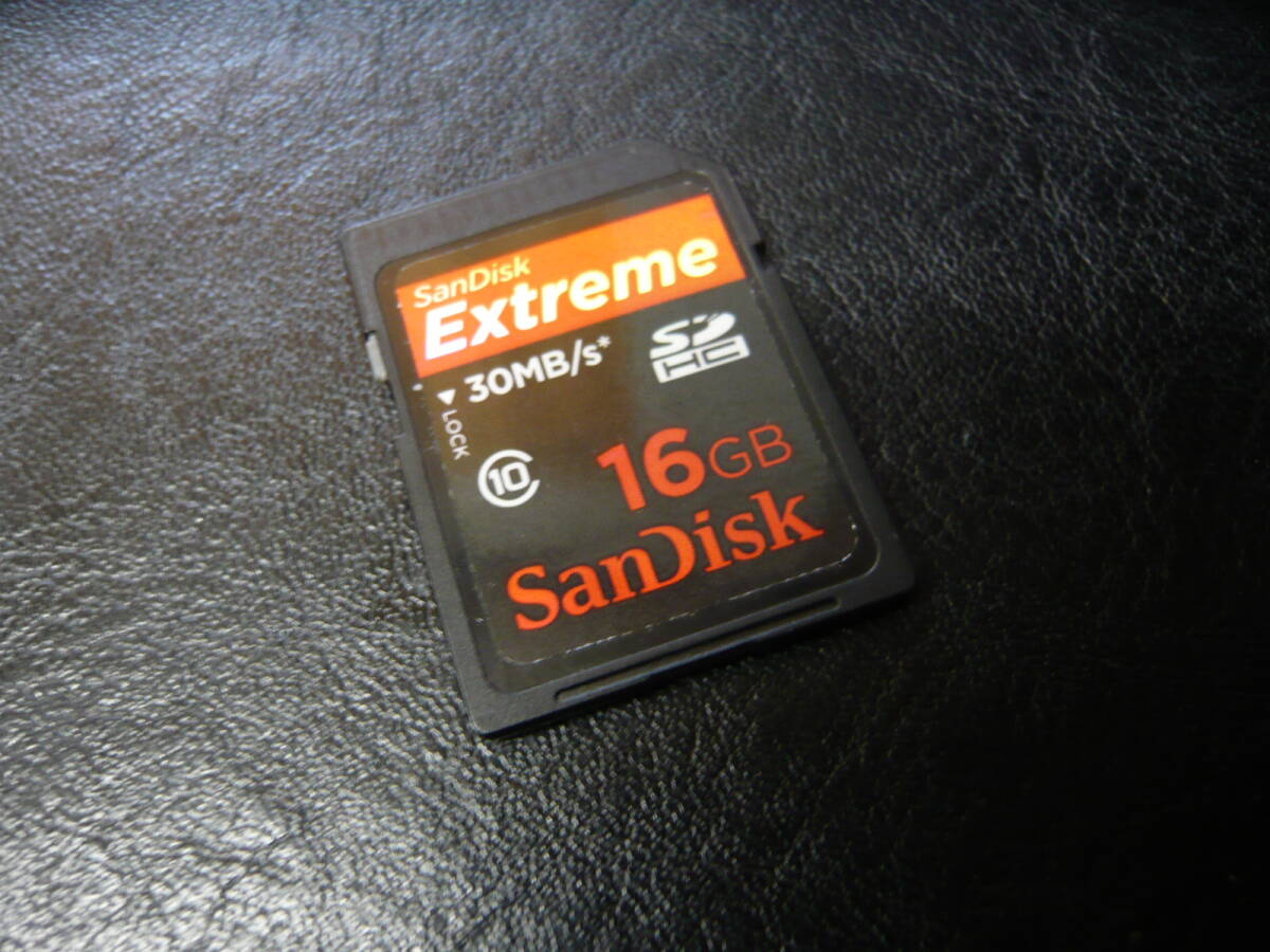 動作保証！SanDisk Extreme SDHCカード 16GB クラス⑩　②_画像1