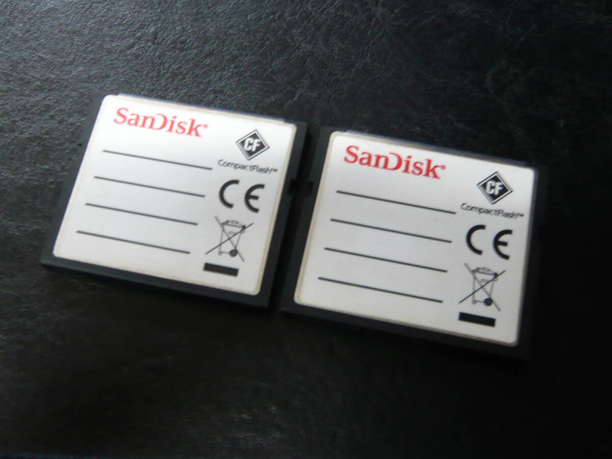 動作保証！SanDisk UltraⅡ CFカード 2GB ２枚セット_画像2