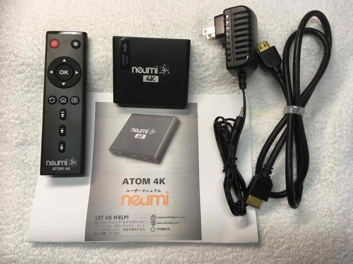 NEUMI Atom 4K デジタルメディアプレーヤー