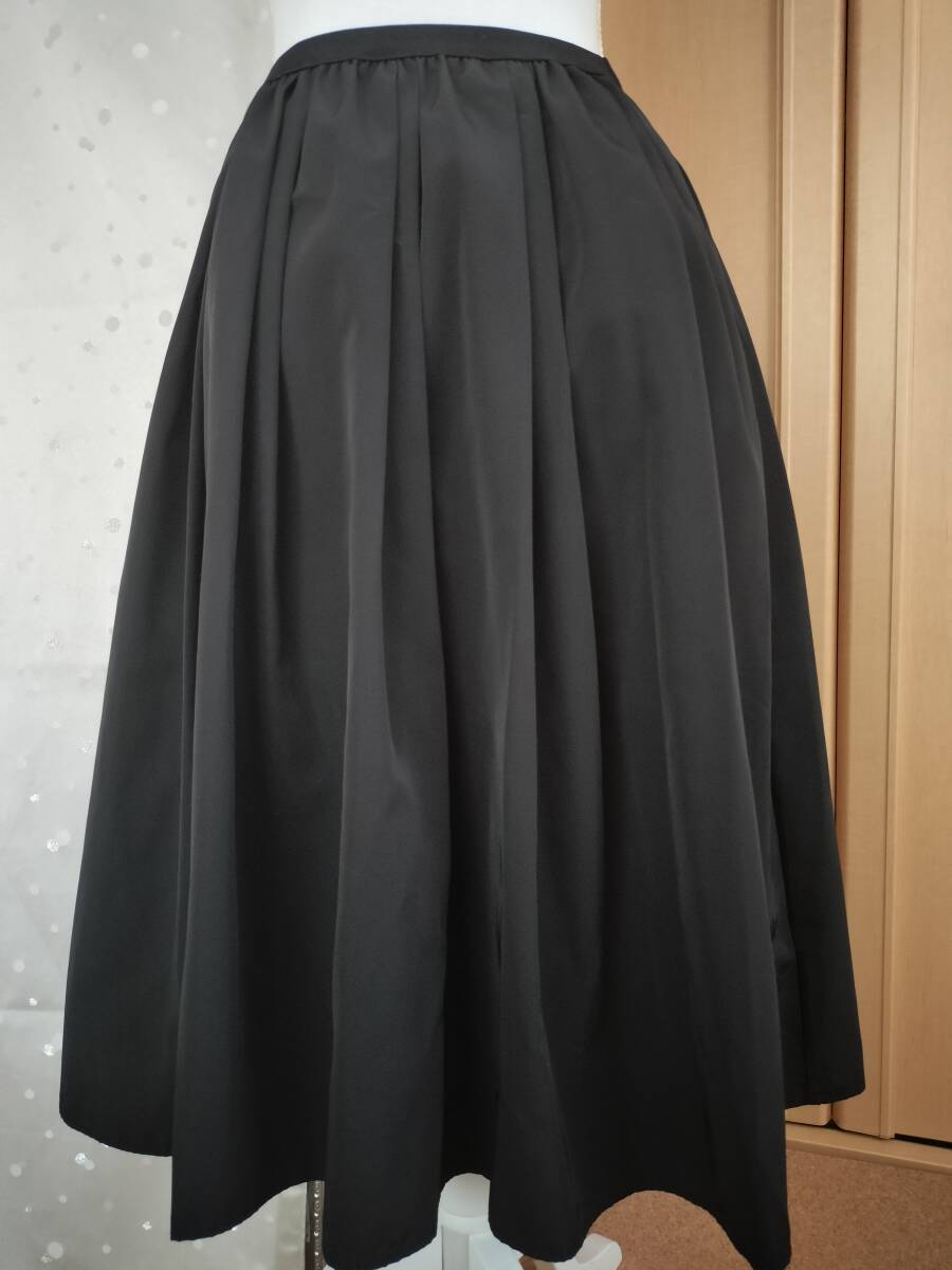 TRECODE トレコード 神戸・山の手スカート ミモレ丈 タフタ 黒 ブラック トレンドドレスコード Trend Dress Codeの画像2
