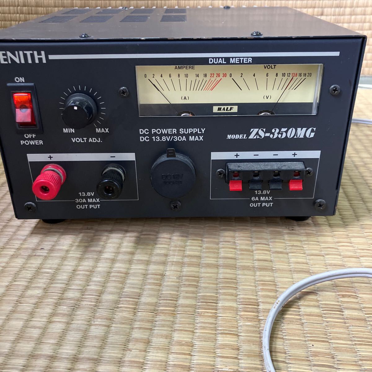 ZENITH ZS-350MG ゼニス 直流安定化電源 アマチュア無線 _画像8