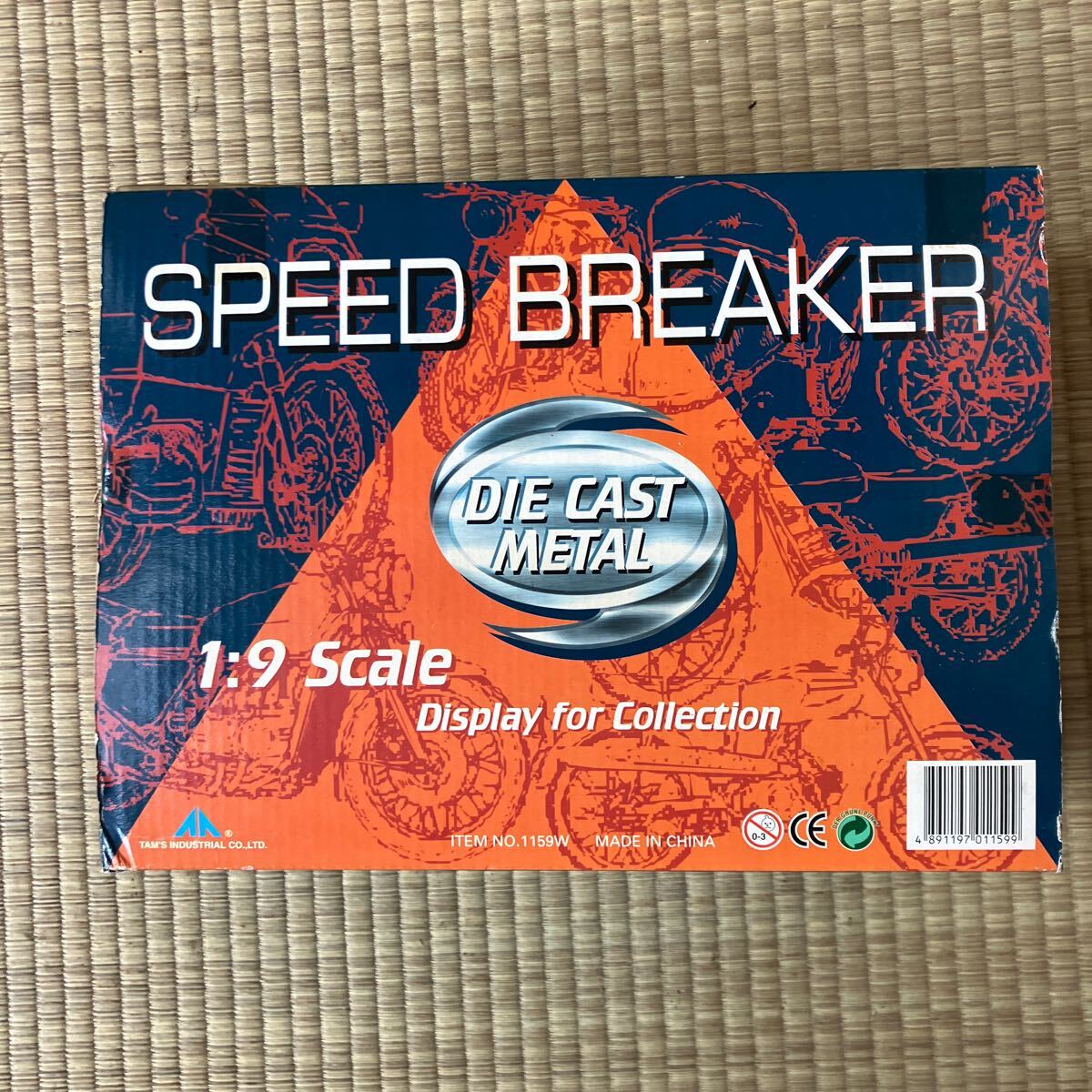 バイク ディスプレイ SPEED BREAKER 1:9 DIE CAST METAL 完成品ダイキャストバイク 未開封 _画像3