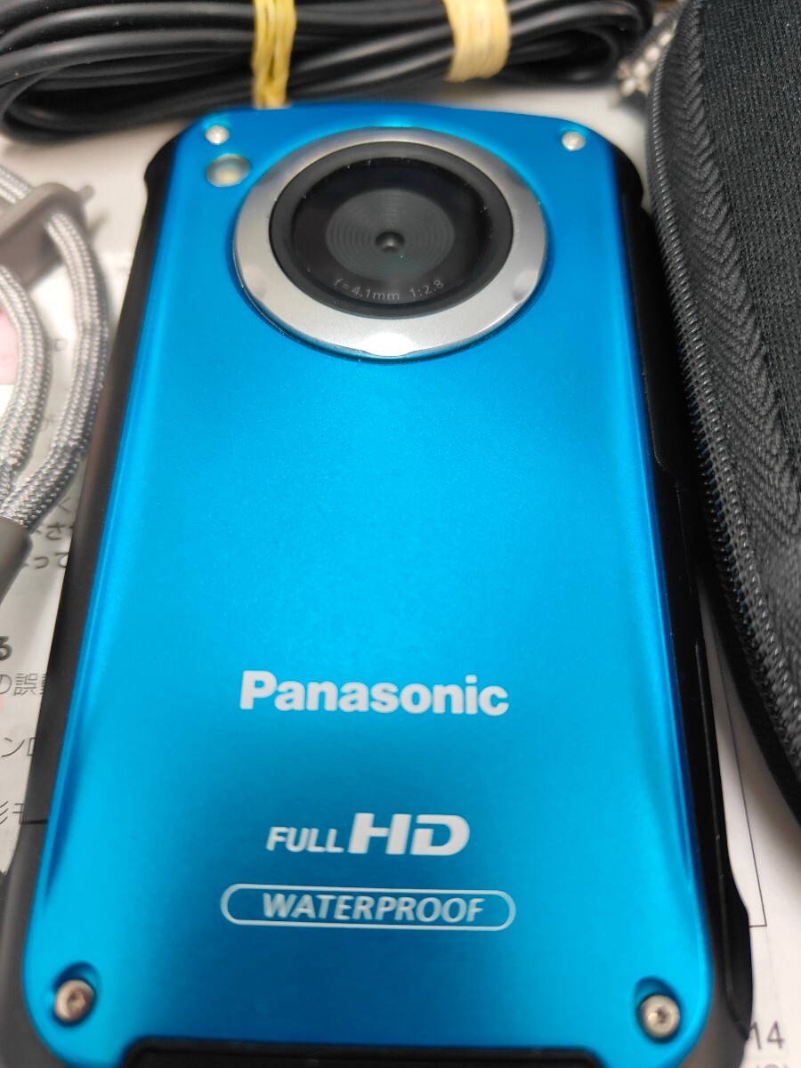 送料込み防水,水中カメラ対応 PANASONIC HM-TA20 雨の中、海の中、プールの中撮影できます。_画像2