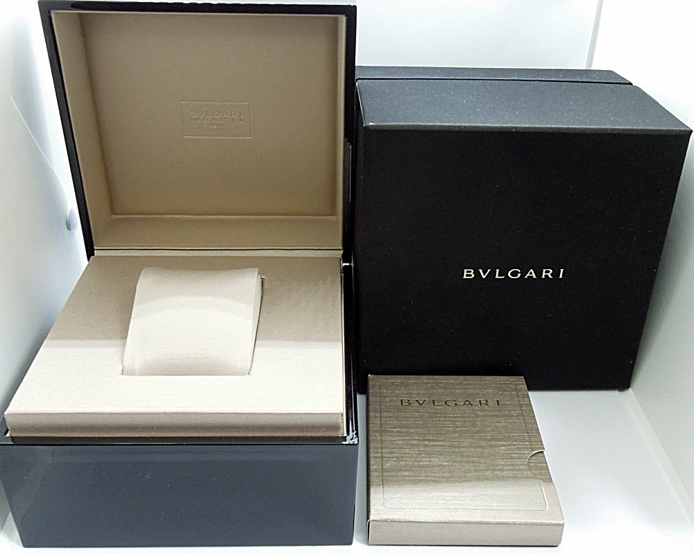 SS/ラバー BVLGARI ブルガリ DG42SVCH ディアゴノ42mm Cal.080 TEEB クロノグラフ 自動巻き《 即決・消費税無・送料込 》箱・冊子の画像9