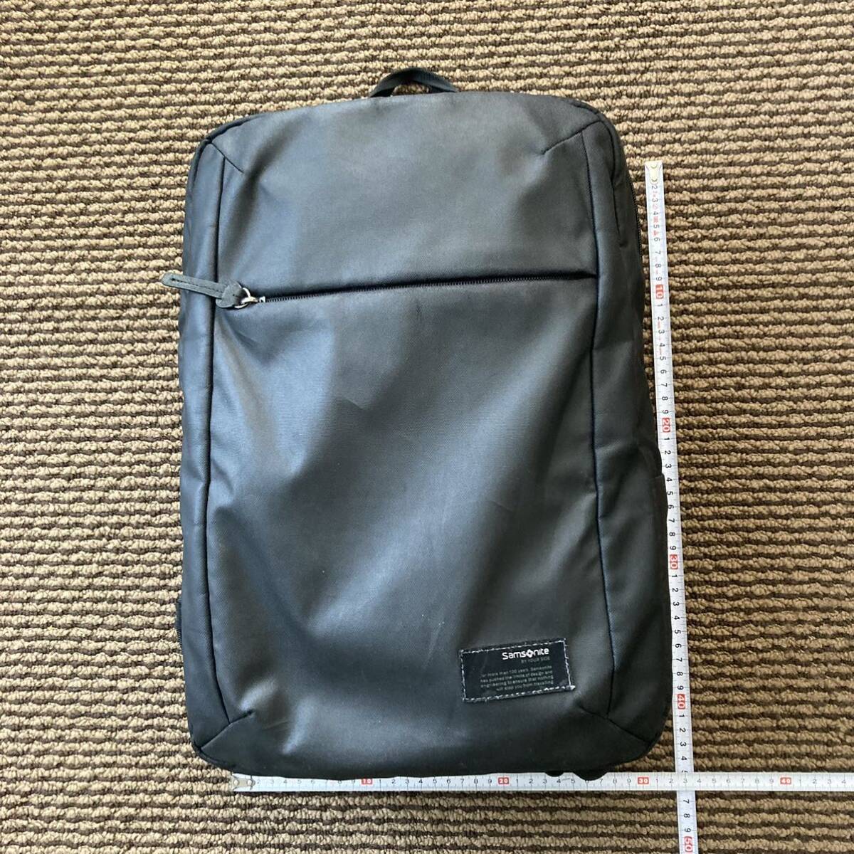 【USED】Samsonite サムソナイト　ビジネス リュックサック ブラック 軽量　正規店購入_画像8