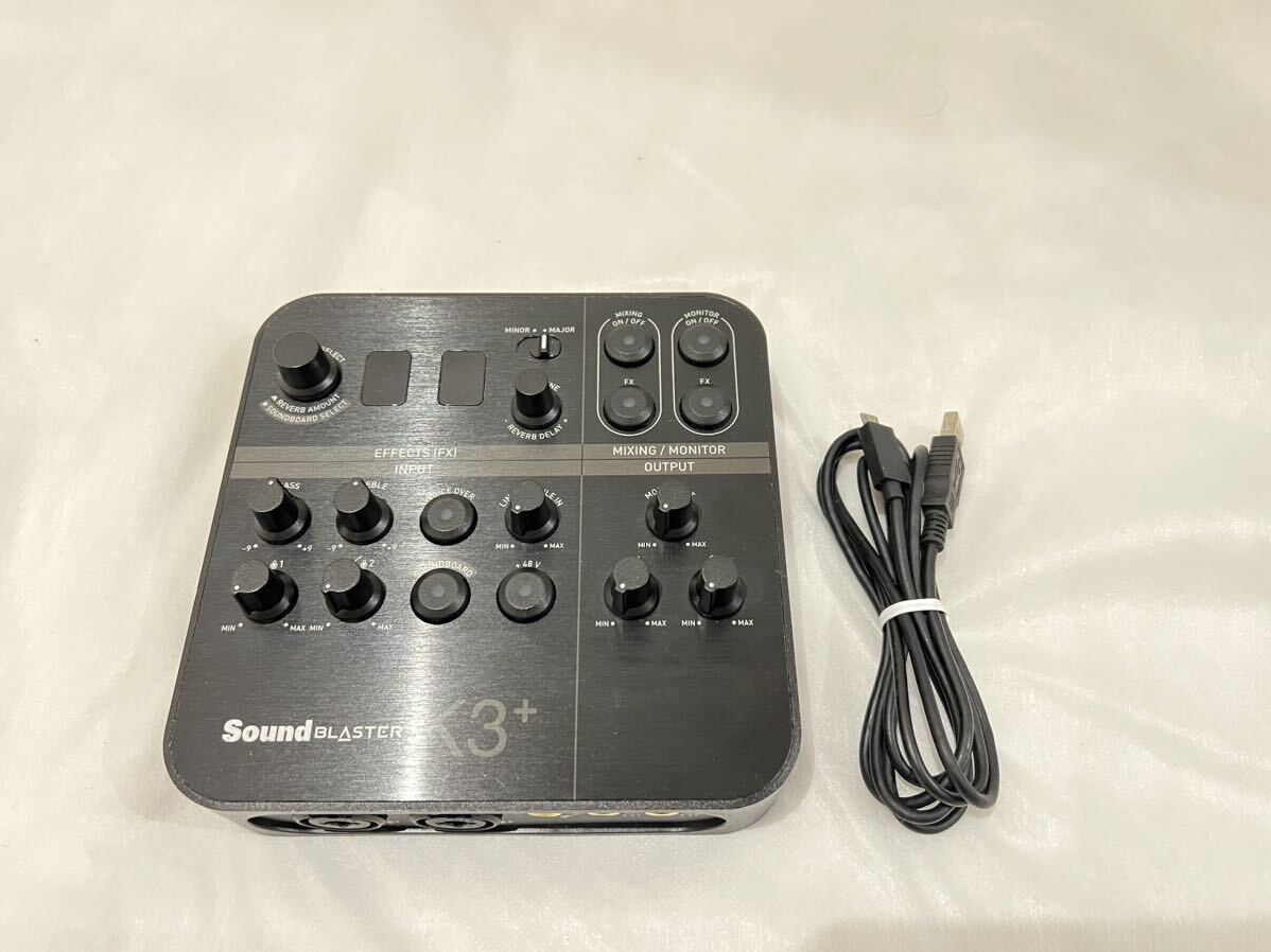 [ rare ]CREATIVE Sound Blaster K3+ USB audio -stroke Lee ming mixer recording SB1720 SB-K-3Pklieitib