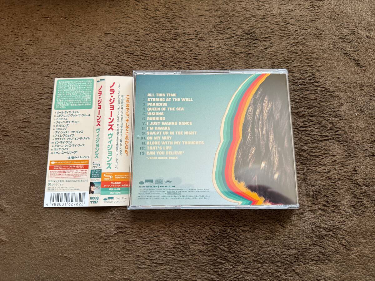 Norah Jones　ノラジョーンズ　ヴィジョンズ (通常盤)(SHM-CD)　日本盤　開封済み_画像2