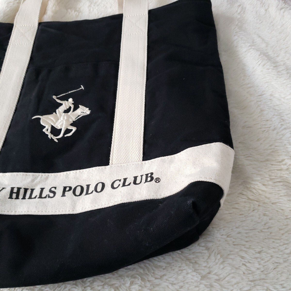 BEVERLY HILLS POLO CLUB キャンバス トートバッグ_画像4