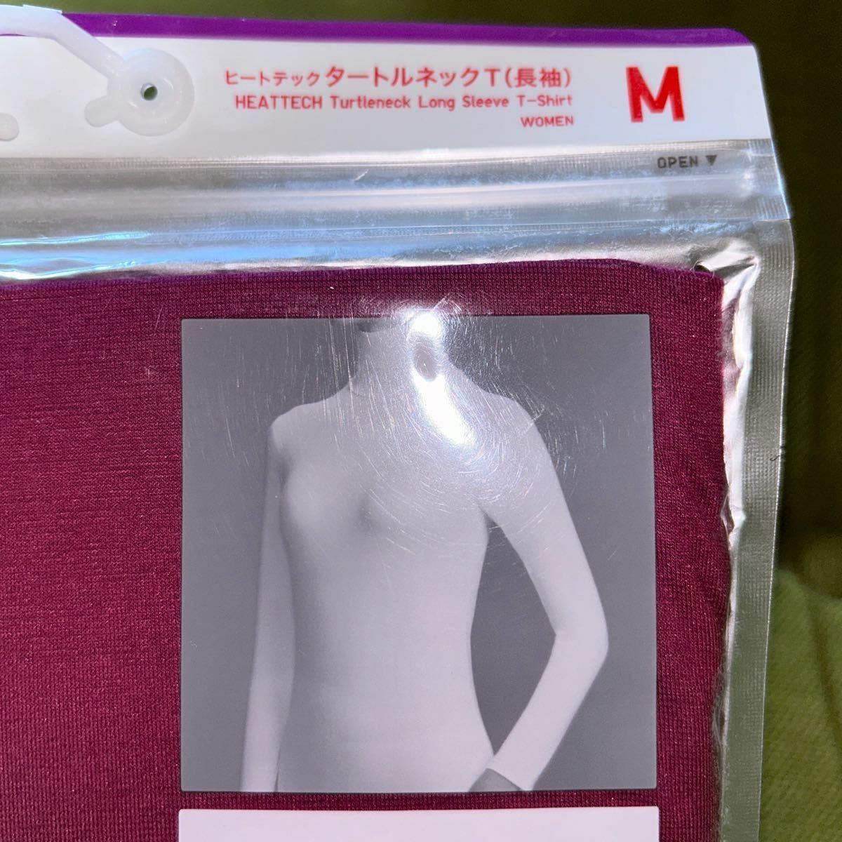 UNIQLO ユニクロ ヒートテックタートルネックT（長袖）サイズ: WOMEN M カラー: 76 PURPLE