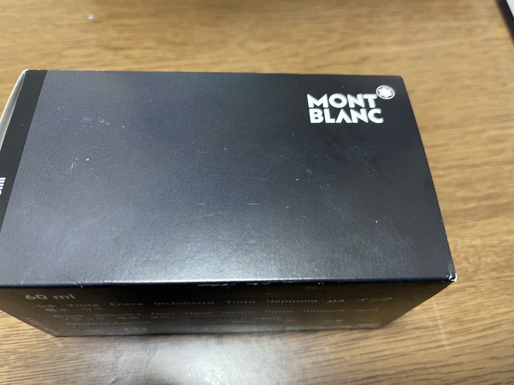 MONT BLANC モンブランインク mystery black ブラック 未使用未開封品_画像1