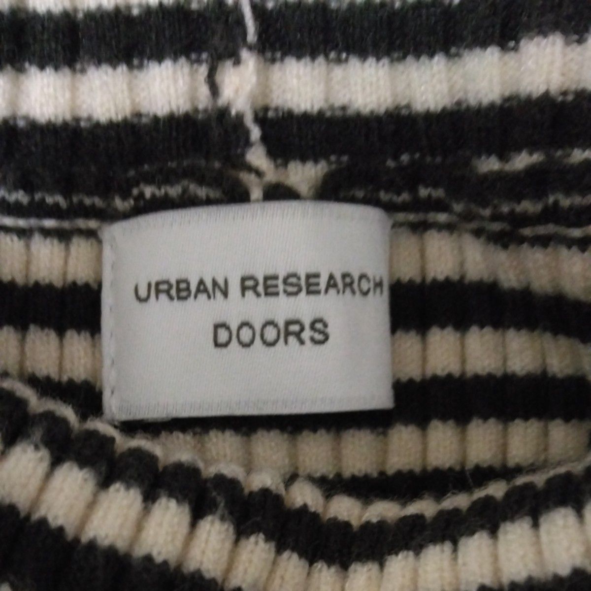 URBAN RESEARCH DOORS ◆ ボーダーリブタートル　プルオーバー　