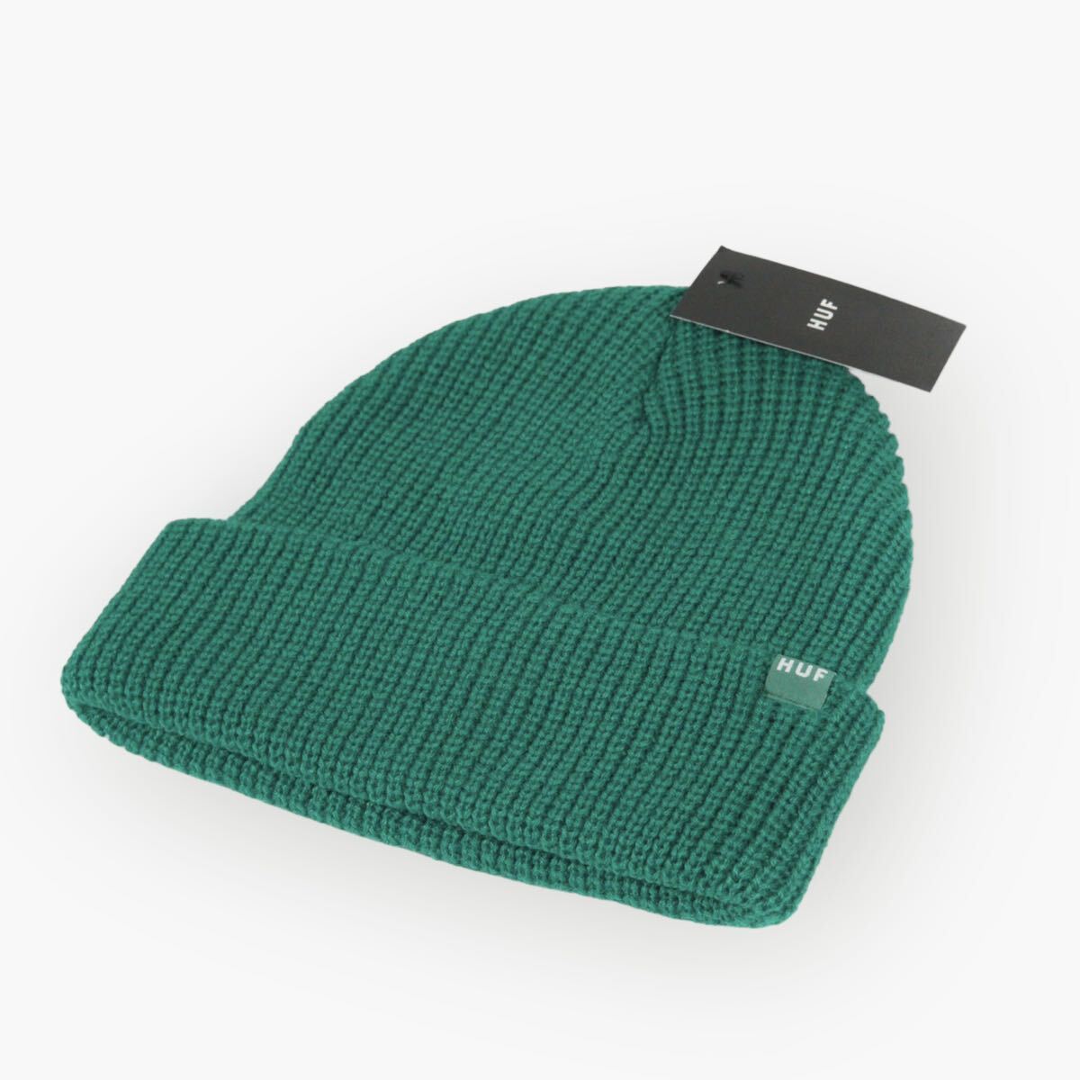 ◆HUF Set Usual Beanie/ ニットキャップ ハフ エメラルド　ニット帽　ユージュアルビーニー