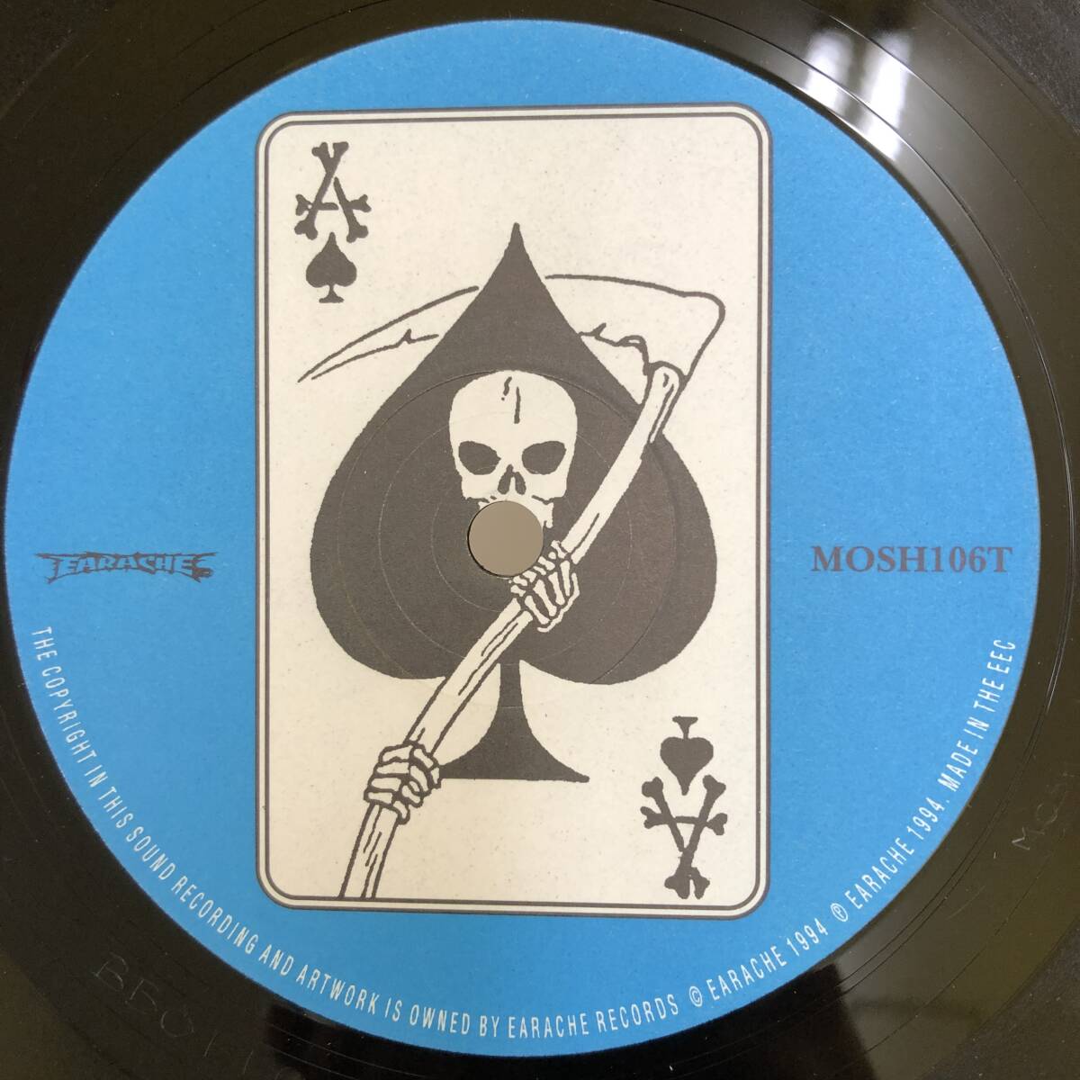 (12inch) Cathedral - Statik Majik【MOSH106T】イギリス盤 UK ドゥーム・メタル 3曲入りEPの画像4