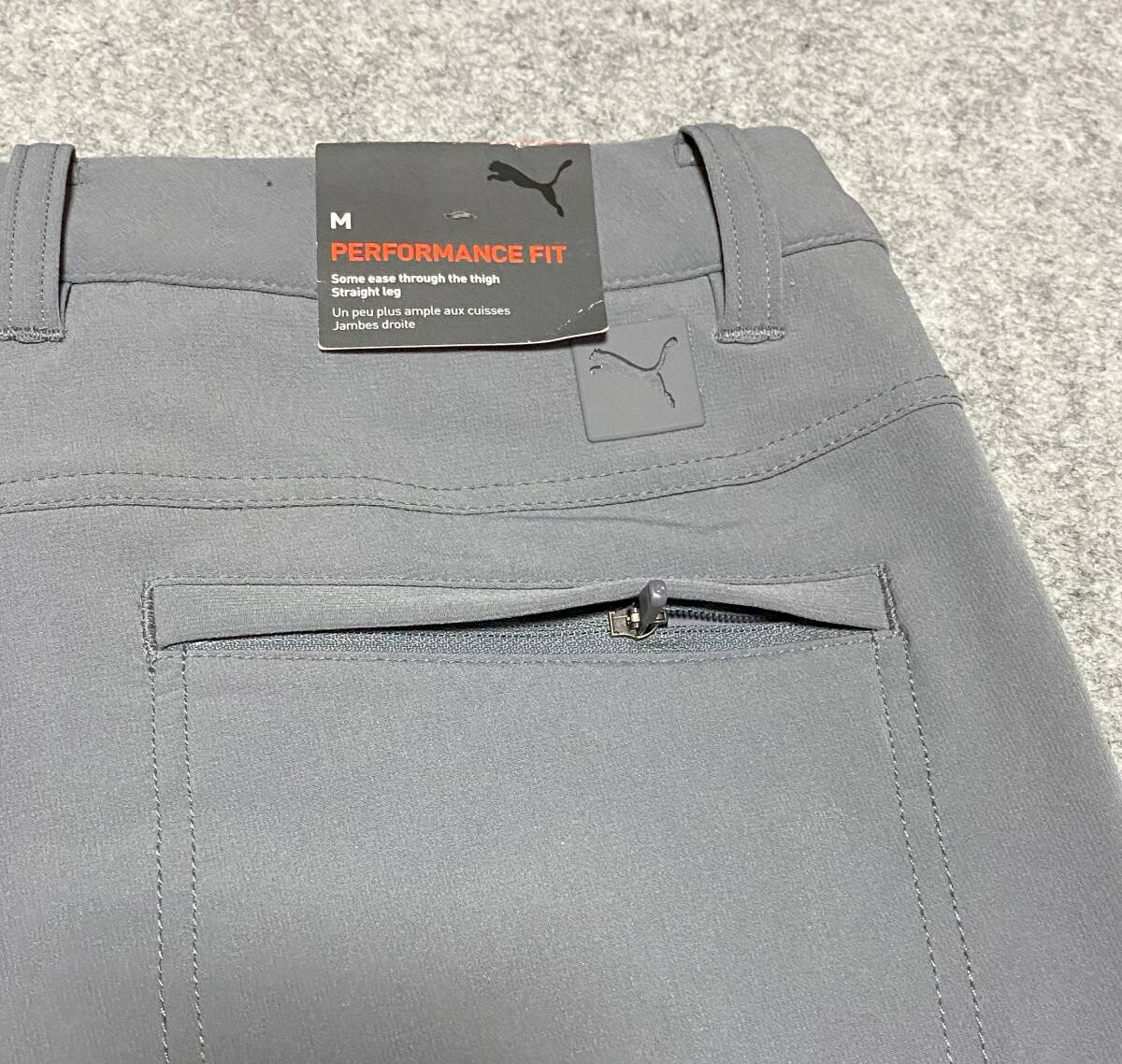 送料350円～◇新品◇PUMA プーマゴルフ◇L(82cm)◇STRETCH WAISTBAND ストレッチ 裏起毛パンツ◇グレー_画像6