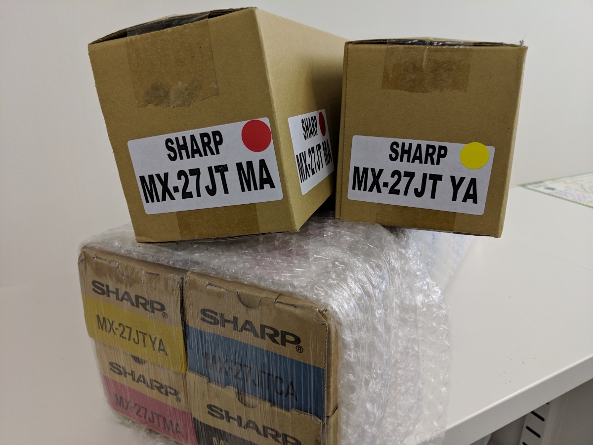 Yahoo!オークション - SHARP シャープ MX-27JT 6本セット 未使用