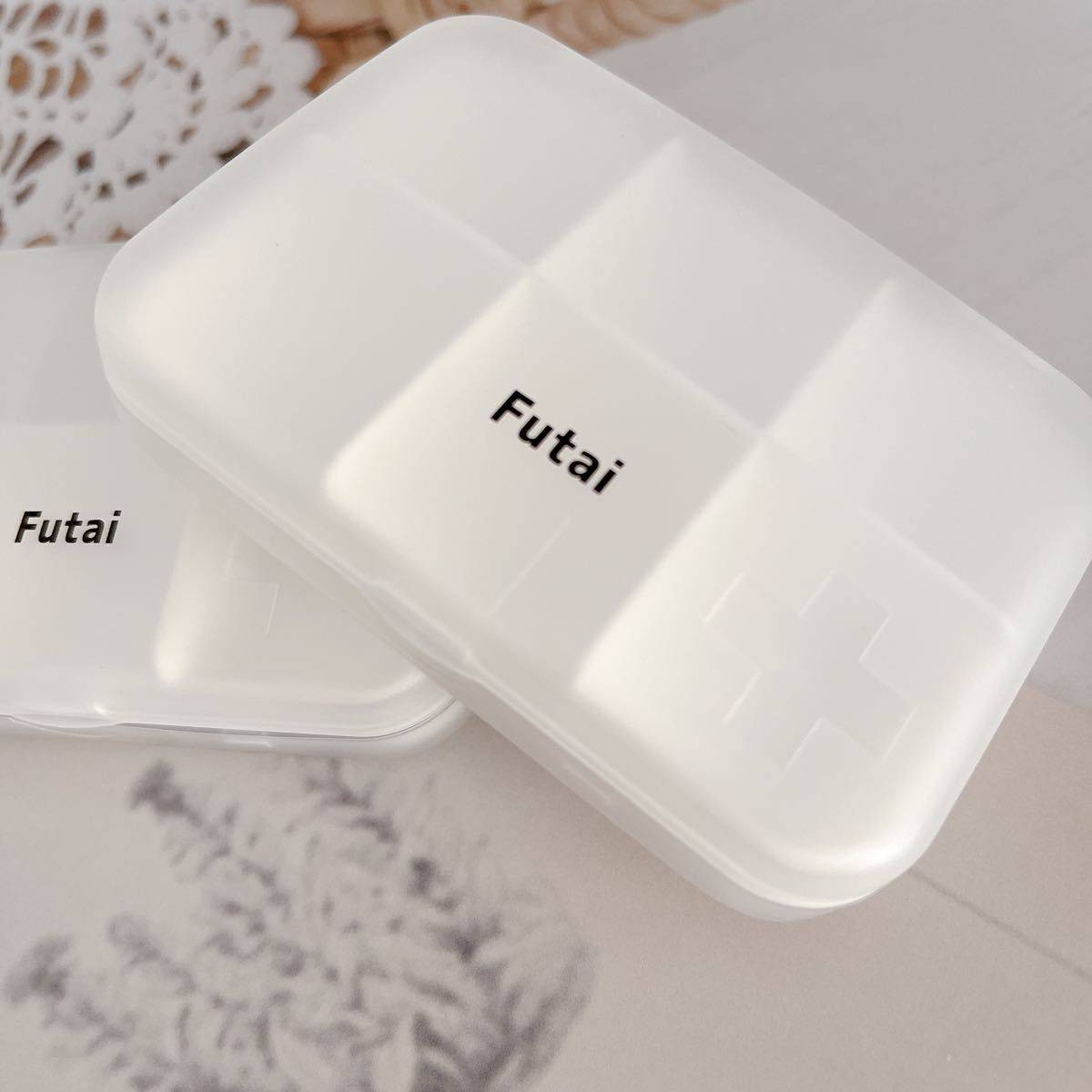 Futai(フタイ) ピルケース 携帯用  薬ケース 薬入れ 2個セット 小物入れ 小物収納ケース パーツケース クリアケース